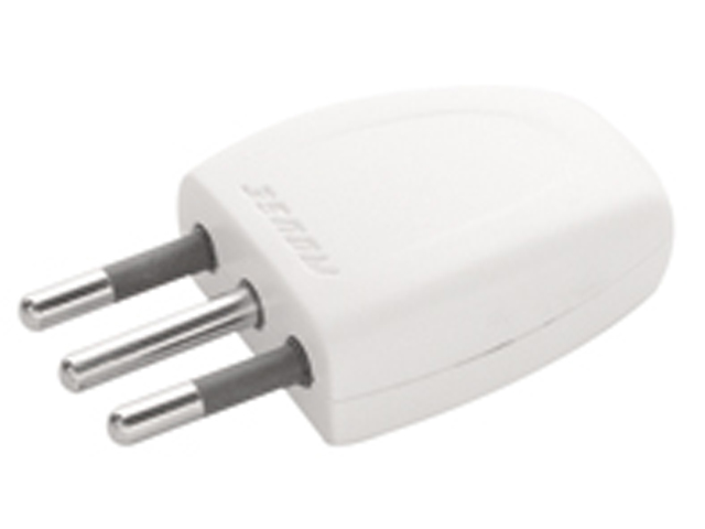 Genesis - Enchufe Macho - 2P+T 10A 250V - Blanco MWD015301801 — Schneider Electric — Schneider Electric