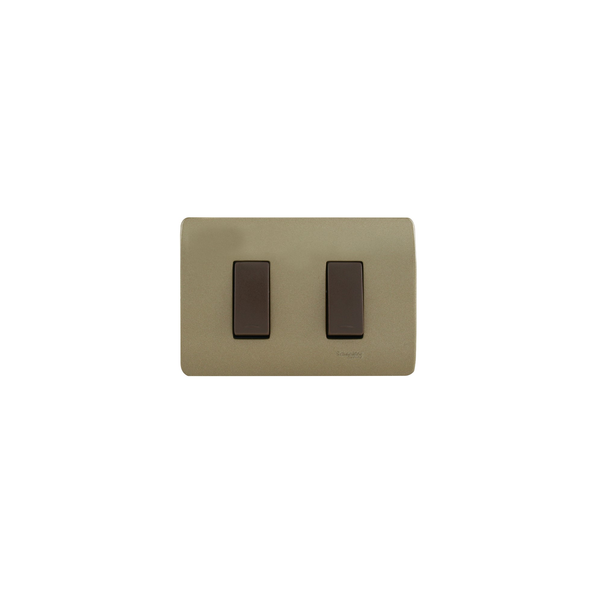 Interruptor 16A 250V(9/12)+(9/24) Armado Dorado/café Genesis MWD130267806 — Schneider Electric — Schneider Electric