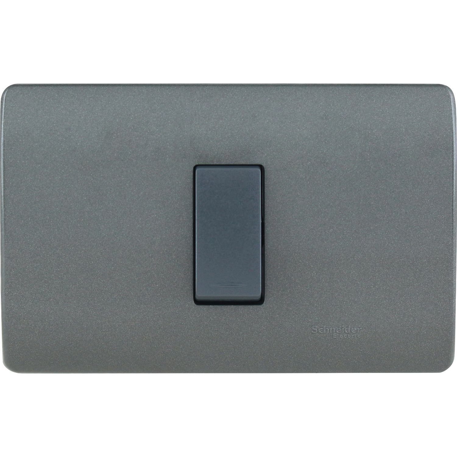 Placa Genesis Armada con Interruptor 9/24 16A 250V - Humo MWD130267604 — Schneider Electric — Schneider Electric