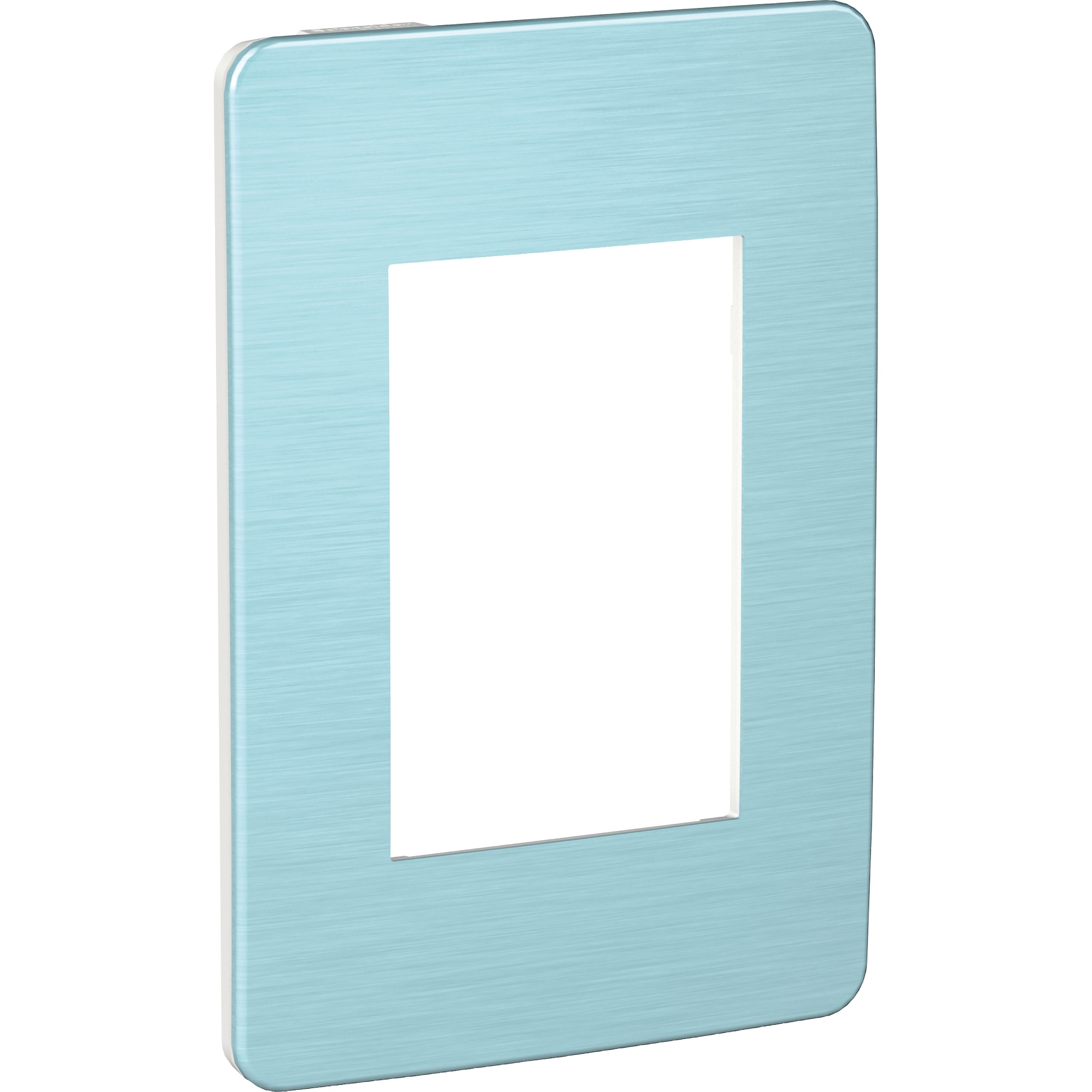 Placa Orion 3 Modulos, Blanco/orbital Blue S733103615 — Schneider Electric — Schneider Electric