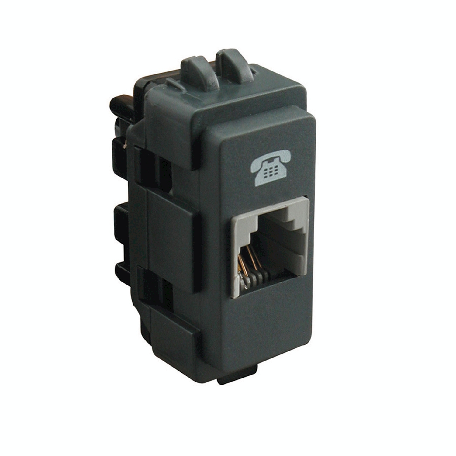 Modulo Genesis con Toma Telefonica RJ11, Noir MWD130087984 — Schneider Electric — Schneider Electric