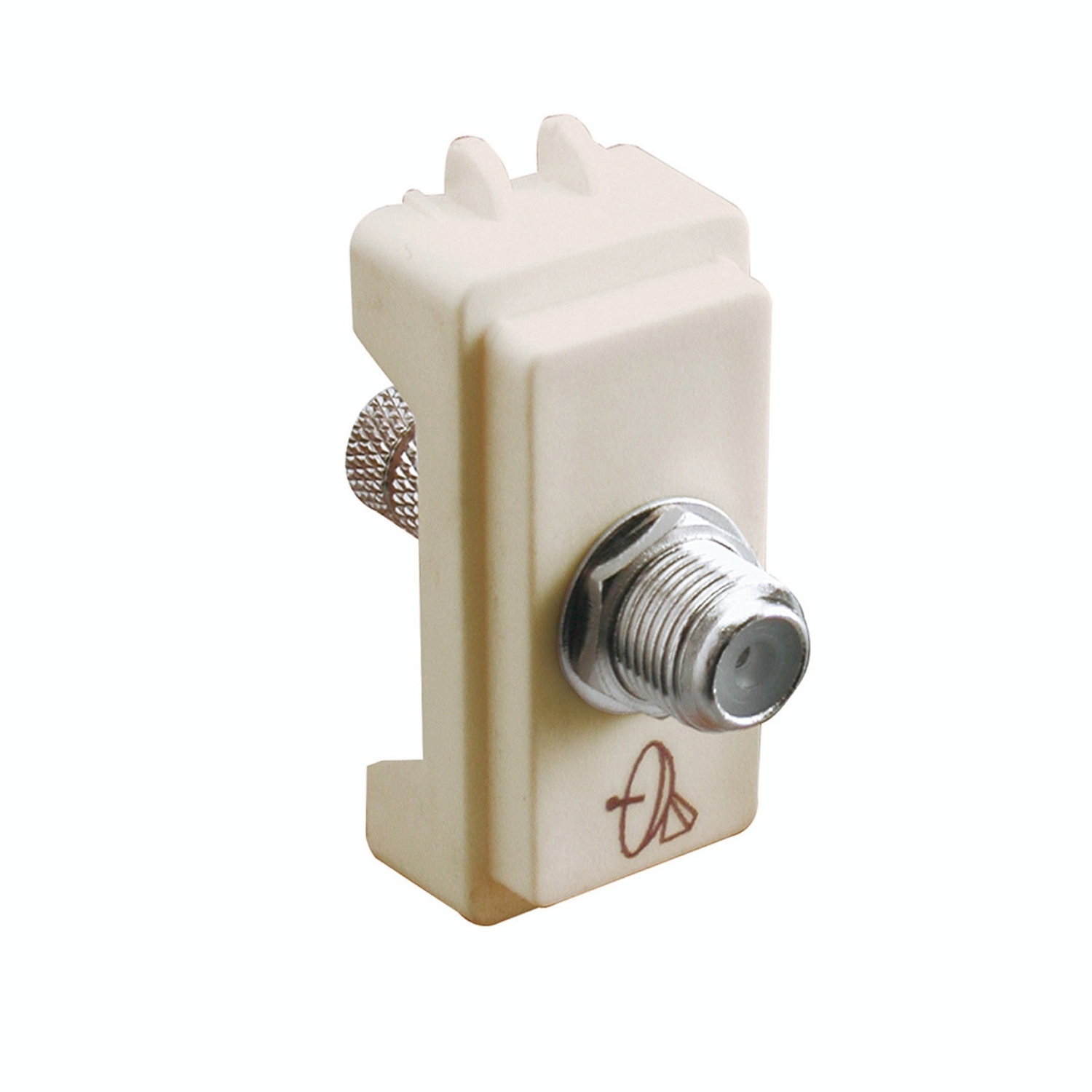 Modulo Genesis con Toma Coaxial Tv, Beige MWD130087696 — Schneider Electric — Schneider Electric