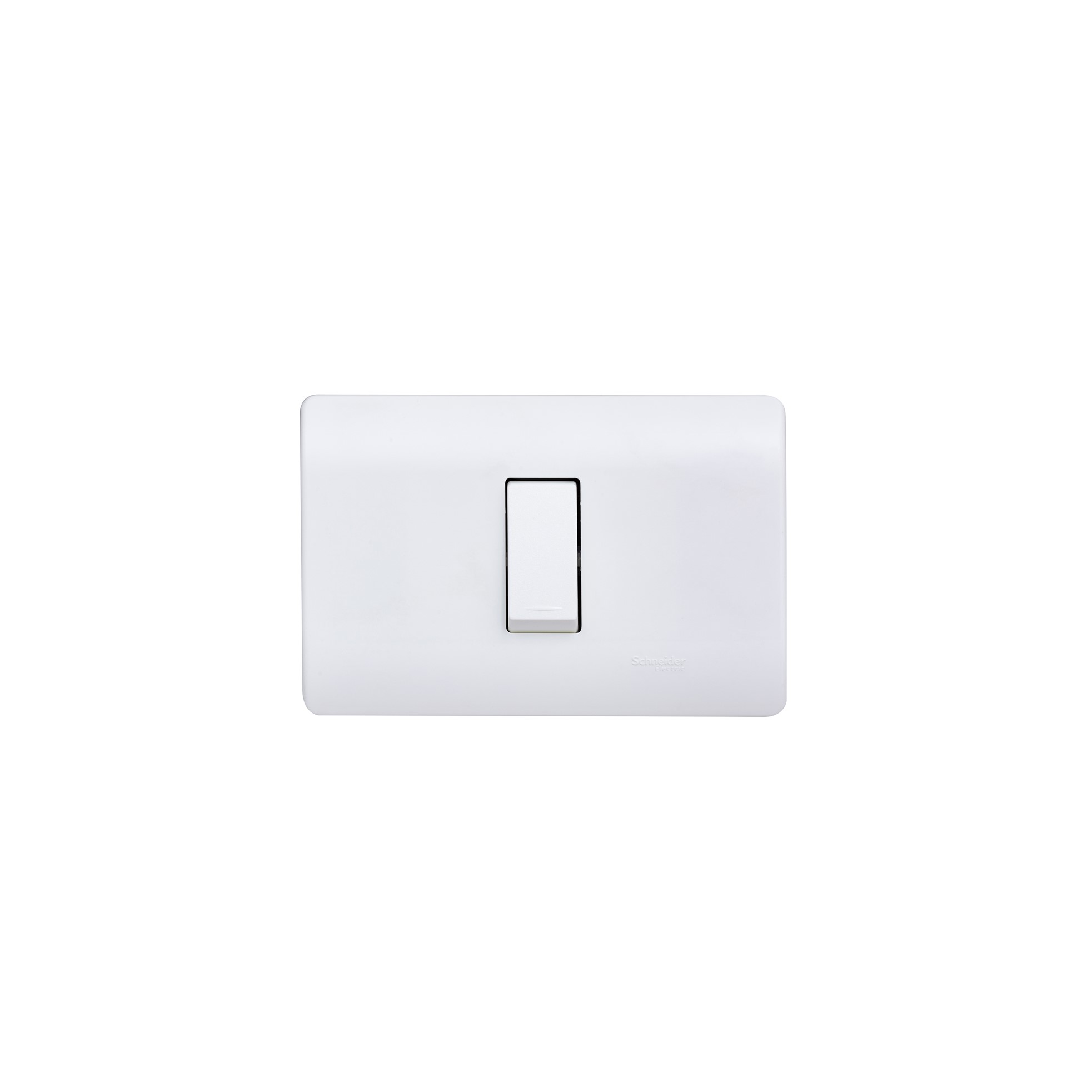 Placa Genesis Armada con Interruptor 9/12 16A 250V - Blanco MWD130247500 — Schneider Electric — Schneider Electric