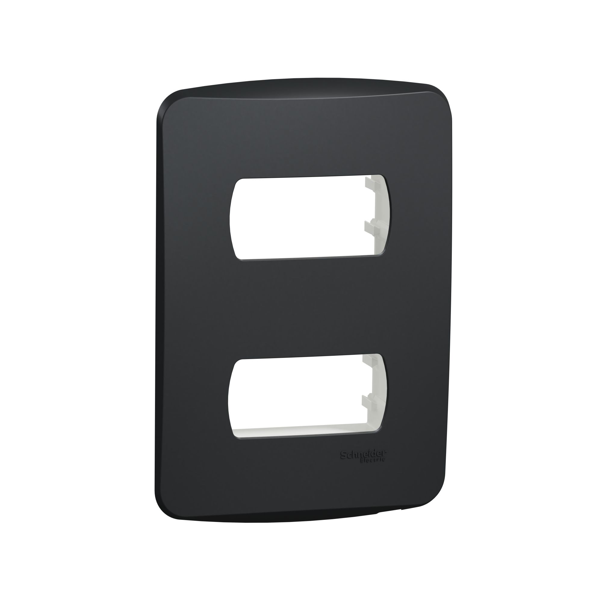 Placa 2 Puestos con Soporte Dorado S3B77121 — Schneider Electric — Schneider Electric