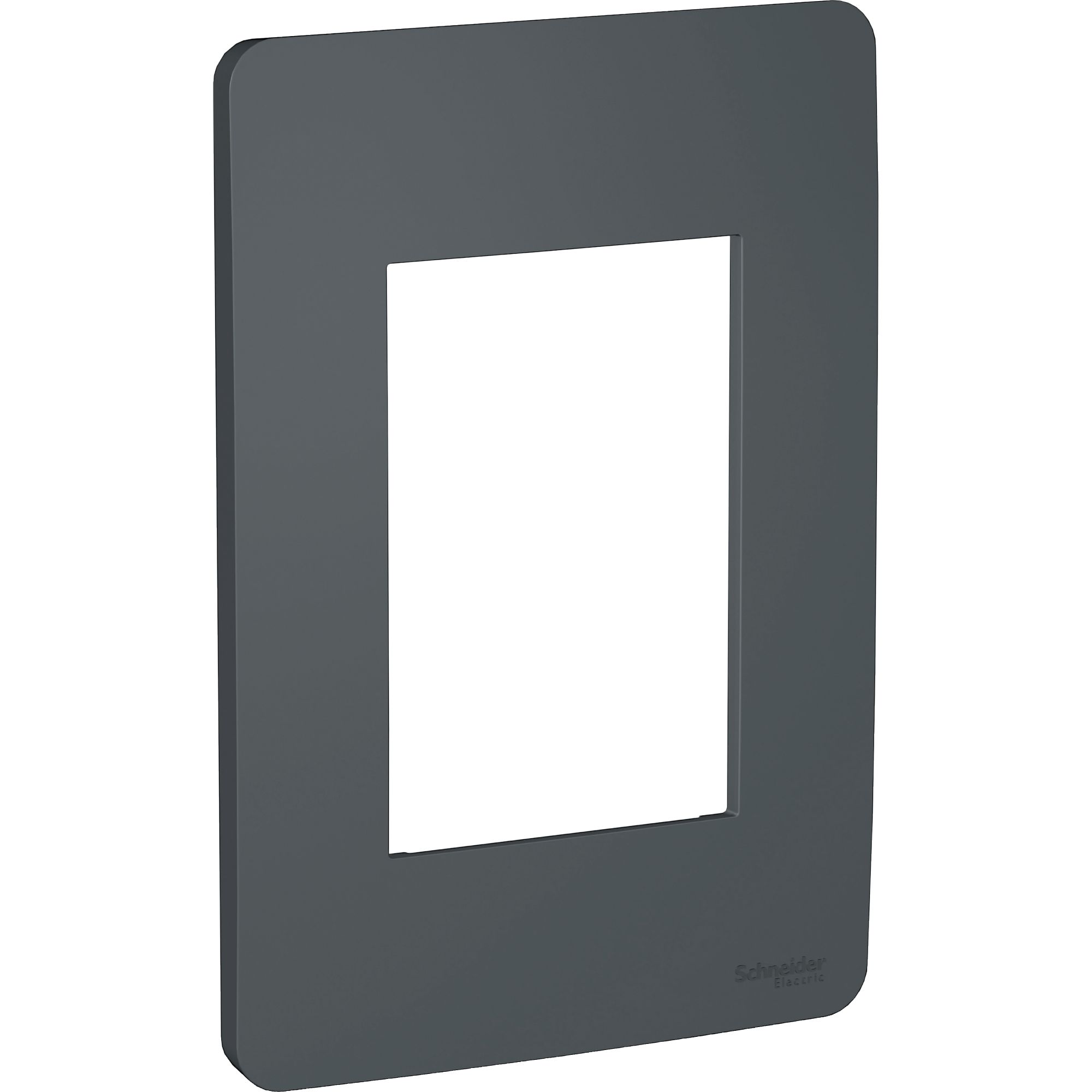 Placa Orion 3 Modulos, Stellar Black S730103294 — Schneider Electric — Schneider Electric