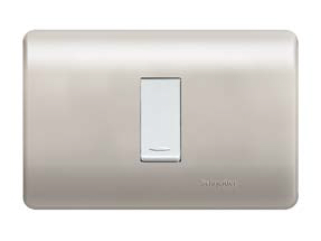 Placa Genesis Armada con Interruptor 9/12 16A 250V - Millan MWD62012 — Schneider Electric — Schneider Electric