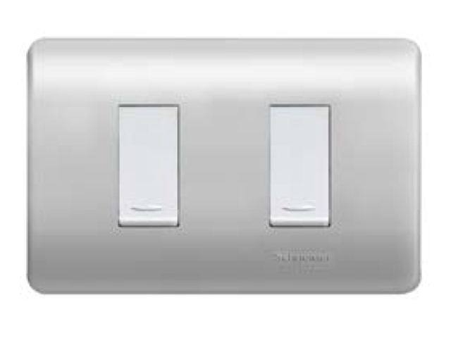 Placa Genesis Armada con Interruptor Doble 9/15 16A 250V - Lien MWD62113 — Schneider Electric — Schneider Electric