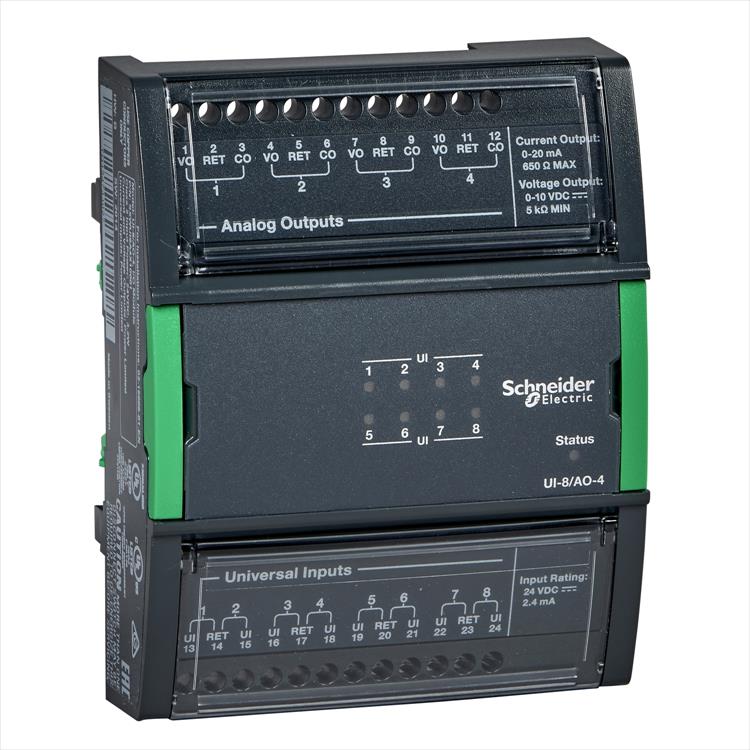 Modulo 8 Ent Univ 4 Sal ANALOGAS(0-10VDC Or 0-20mA) SXWUI8A4x10001 — Schneider Electric — Schneider Electric