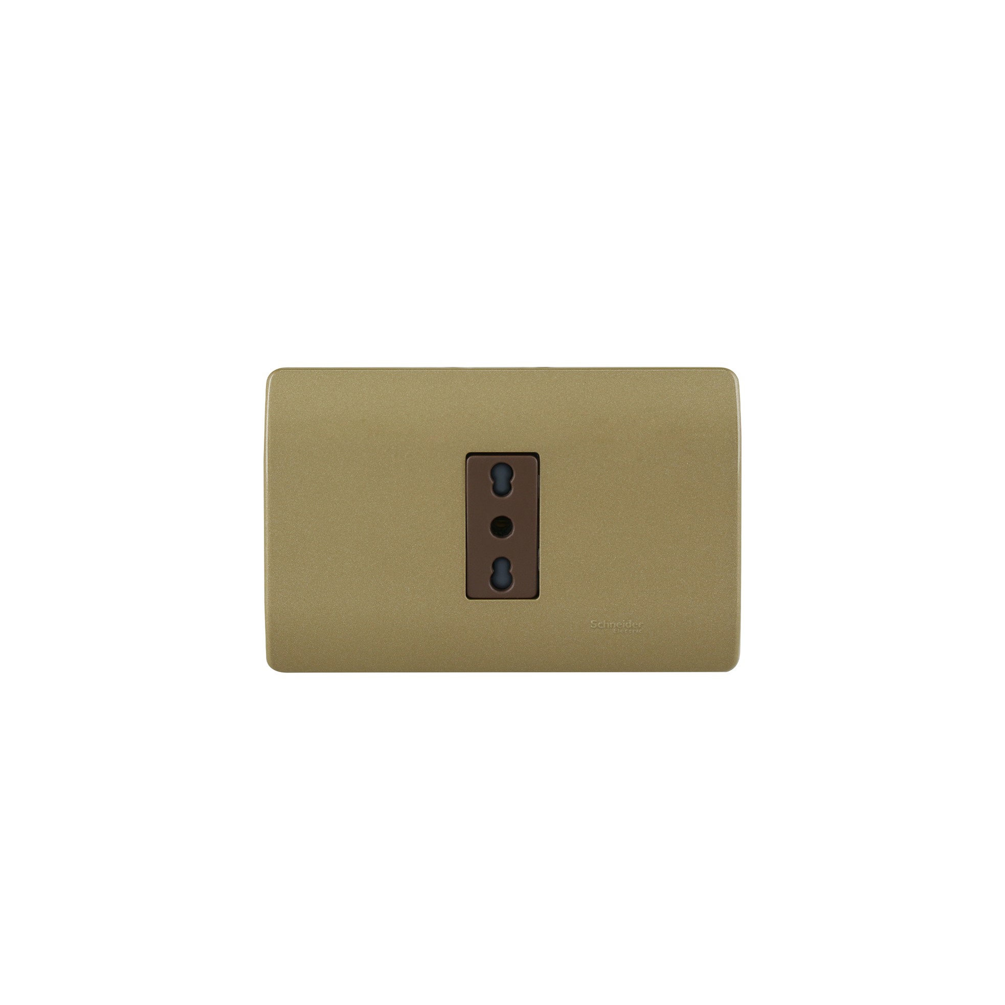 Placa Genesis Armada con Interruptor Doble 9/15 16A 250V - Dorado MWD130267802 — Schneider Electric — Schneider Electric