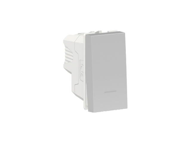 Interruptor Orion 9/12 16A 250V 1 Modulo - Aluminio S70116174 — Schneider Electric — Schneider Electric