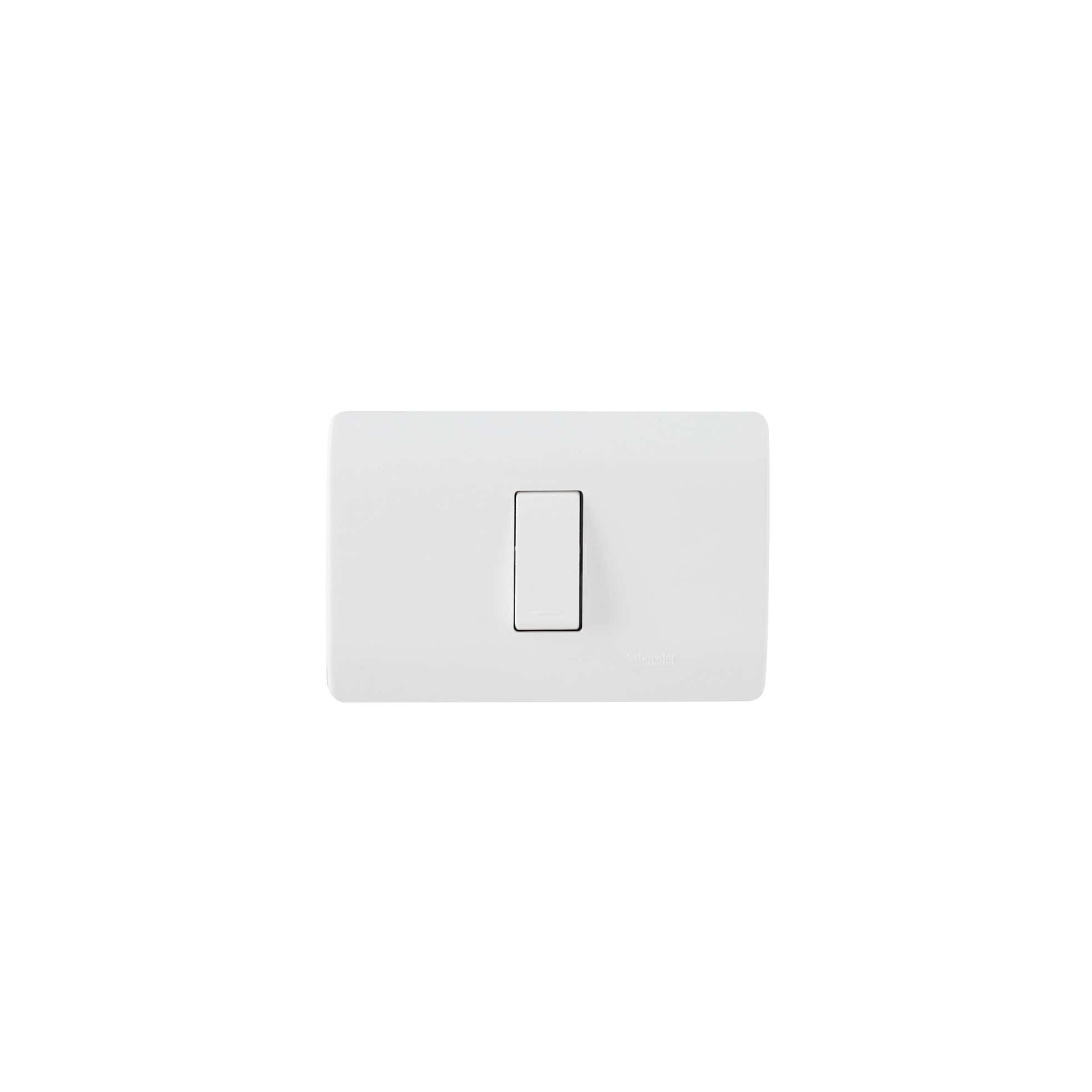 Placa Genesis Armada con Pulsador 16A 250V - Blanco MWD130247505 — Schneider Electric — Schneider Electric