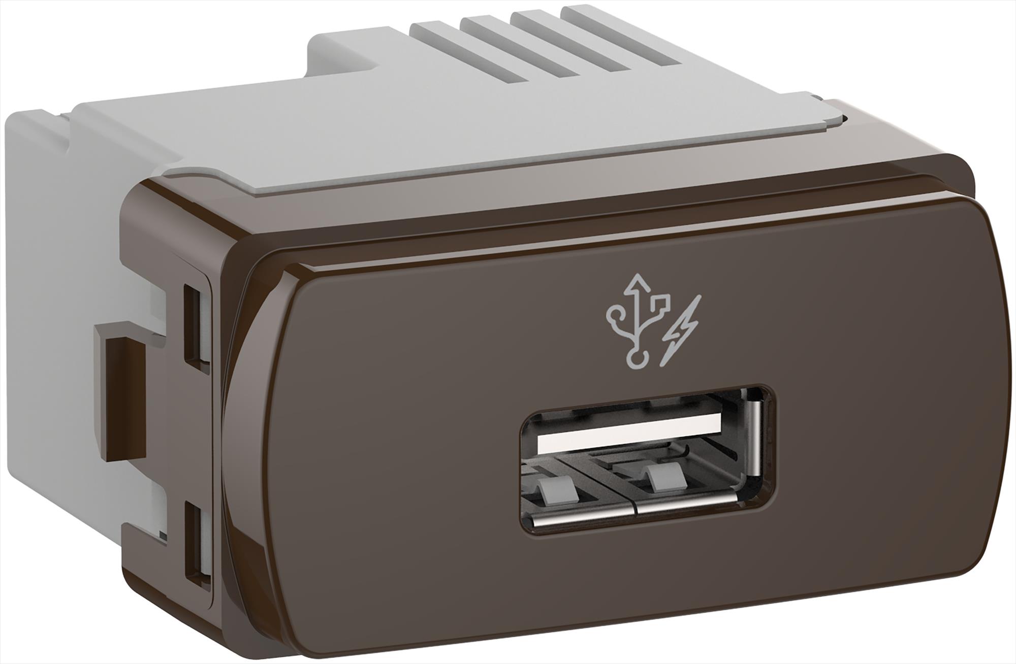 Modulo USB 2.0 1A 250V Café S3B70815 — Schneider Electric — Schneider Electric