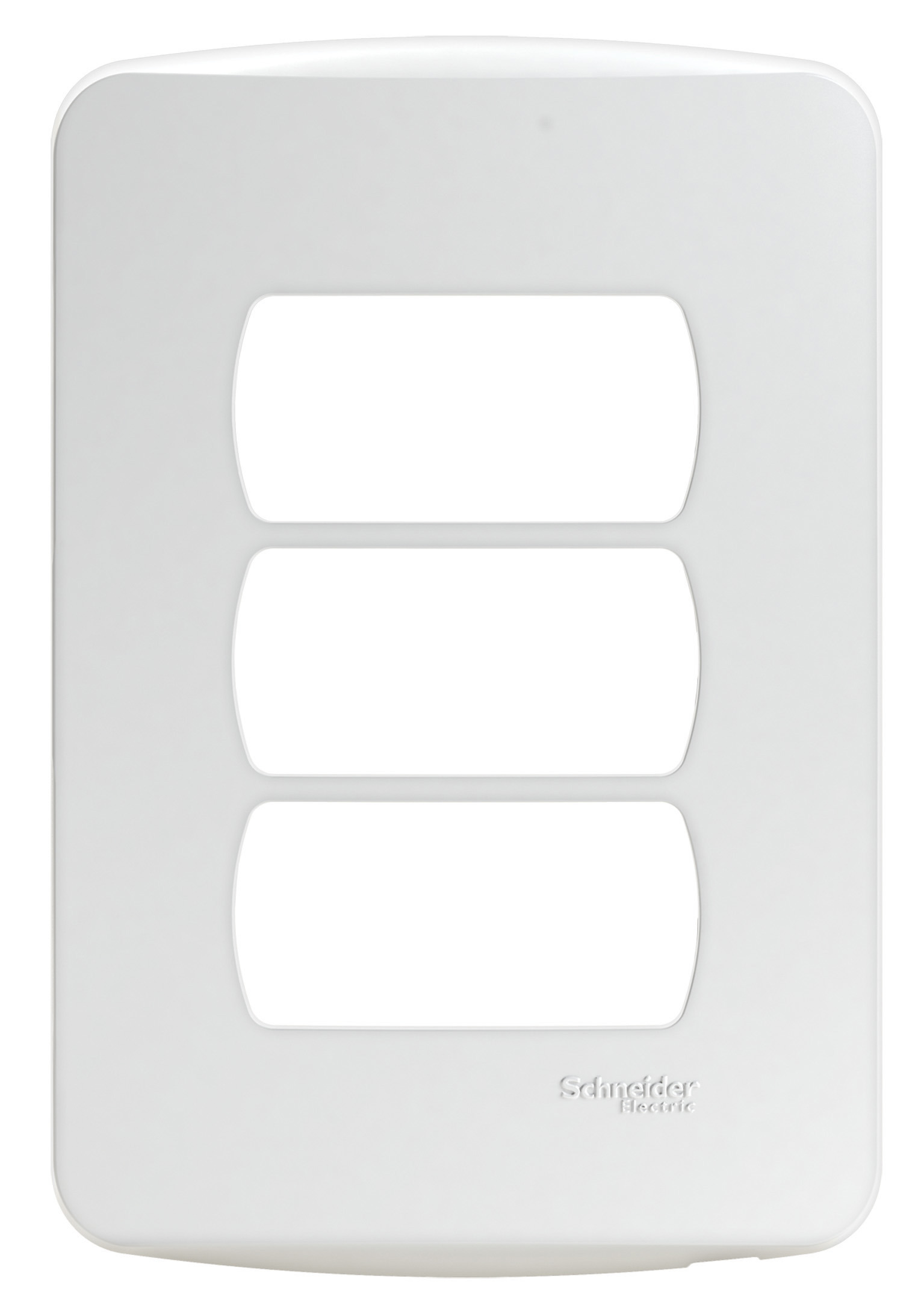 Placa Genesis 3 Módulos Soporte Color Níquel para Ambientes Modernos S3B57230 — Schneider Electric — Schneider Electric