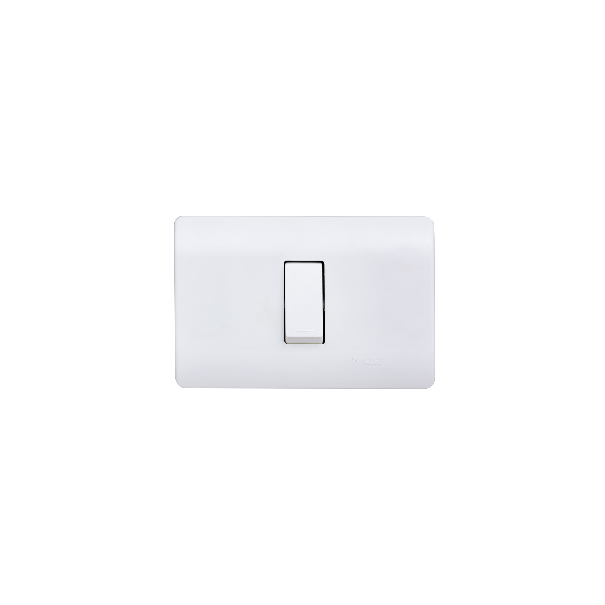 Placa Genesis Armada con Interruptor 9/24 16A 250V - Blanco MWD130247504 — Schneider Electric — Schneider Electric