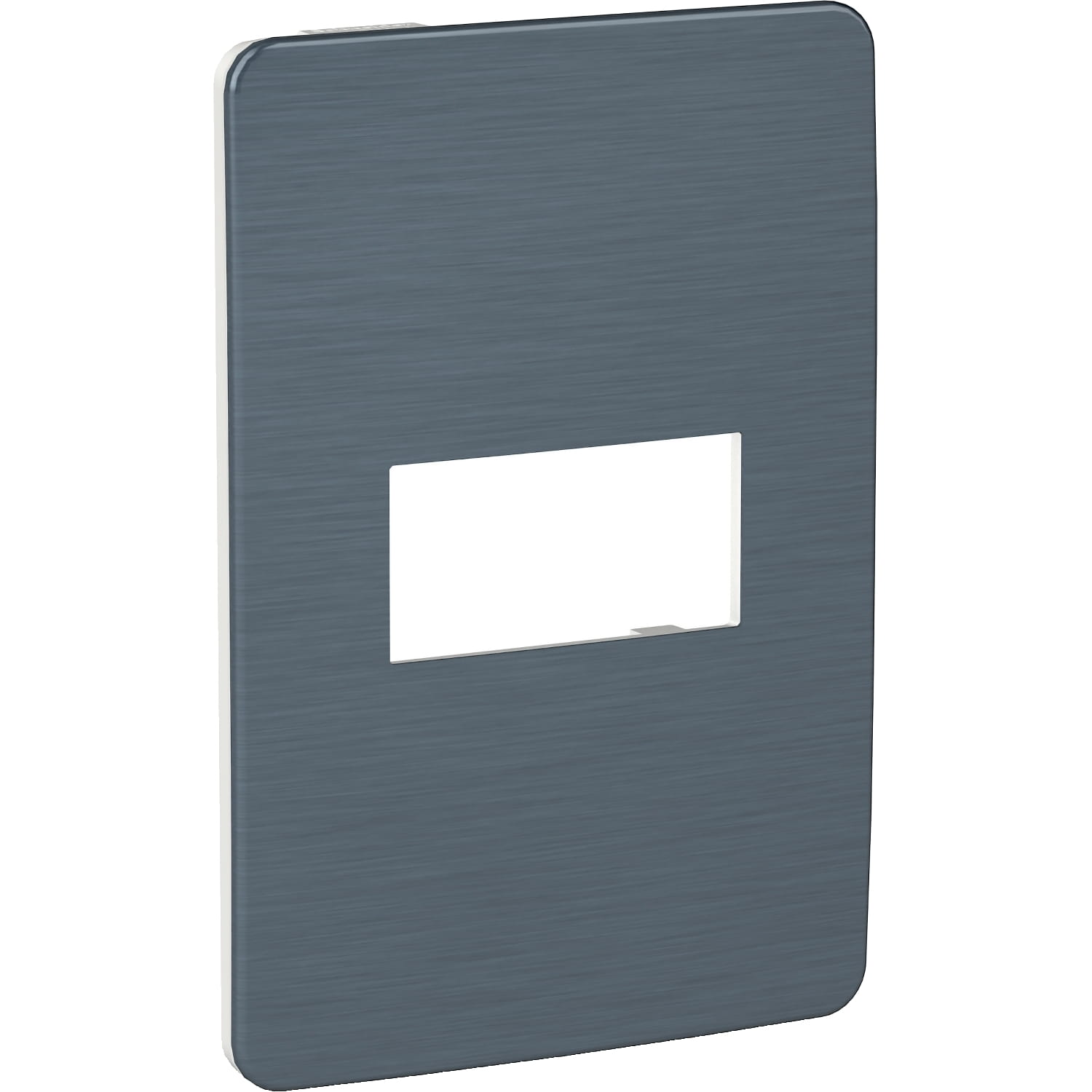 Placa Orion 1 Modulo, Grafito/galaxy Black S733101765 — Schneider Electric — Schneider Electric