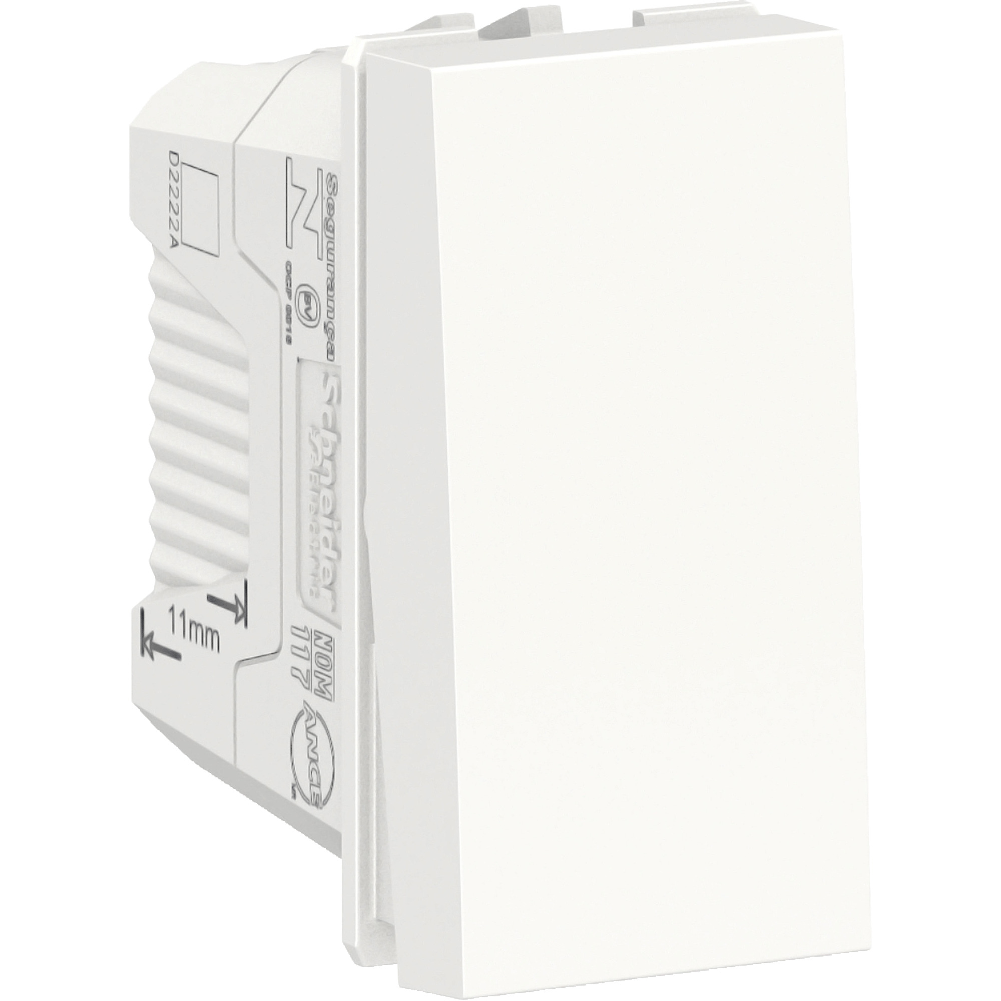 Pulsador Orion 10A 250V 1 Modulo, Blanco S70110604 — Schneider Electric — Schneider Electric