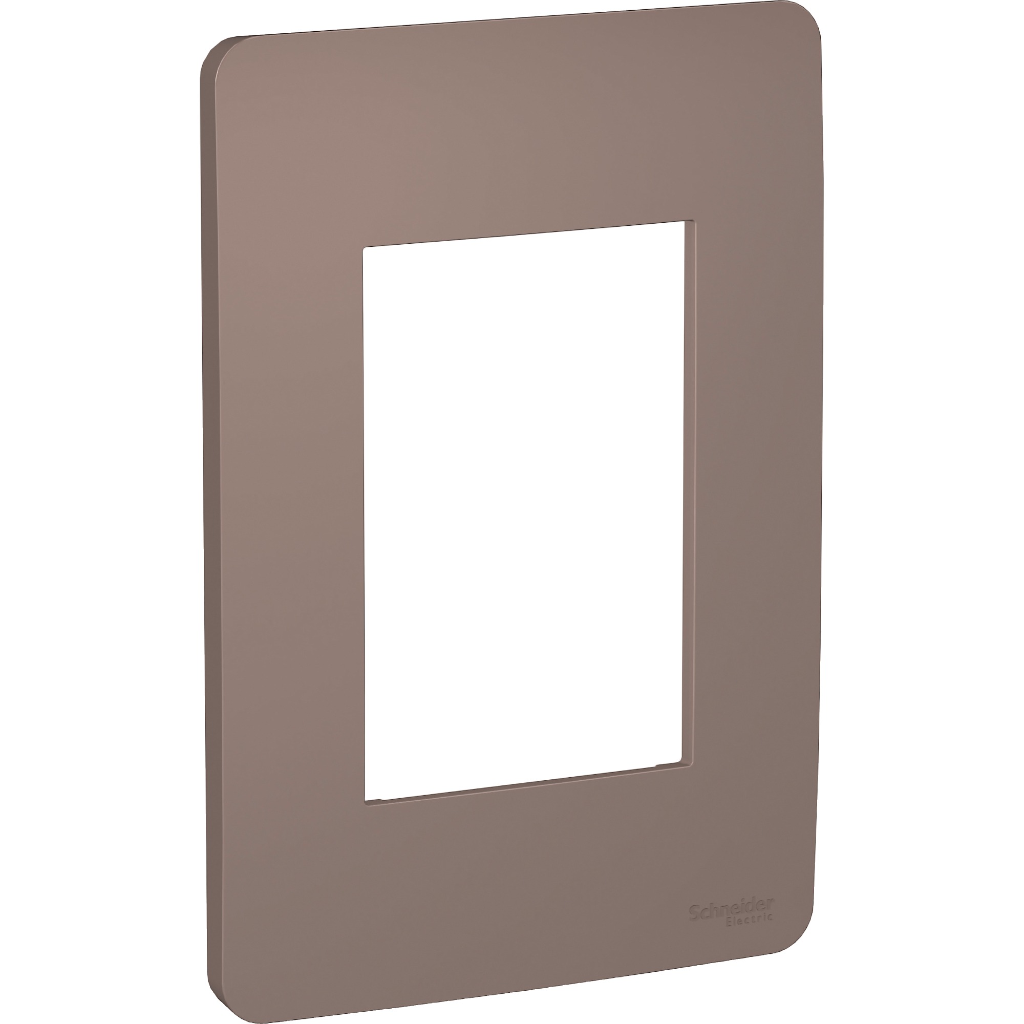 Placa Orion 3 Modulos, Planet Brown S730103264 — Schneider Electric — Schneider Electric
