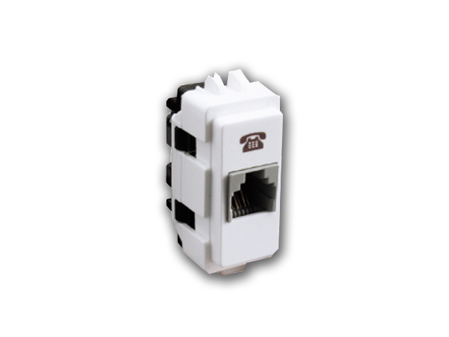 Modulo Genesis con Toma Telefonica RJ11, Blanco MWD130087884 — Schneider Electric — Schneider Electric