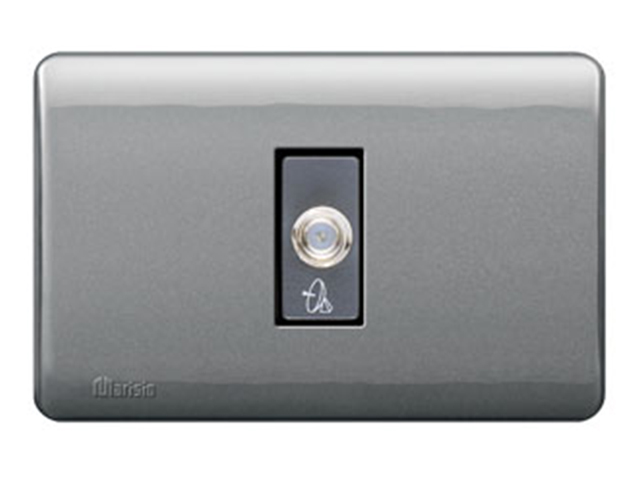 Hembra EMB GEN/NUE ARM TV COAX HUMO 7622GN MWD130347622 Schneider Electric — Schneider Electric