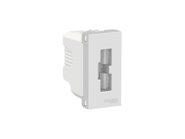 Toma Computacion Orion 10A 250V 2P+T 1 Modulo, Aluminio S70241074 — Schneider Electric — Schneider Electric