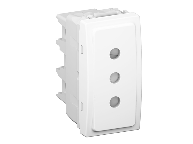 Hembra MOD 10A 2P+T BLANCO MGU3.030.18 Schneider Electric — Schneider Electric