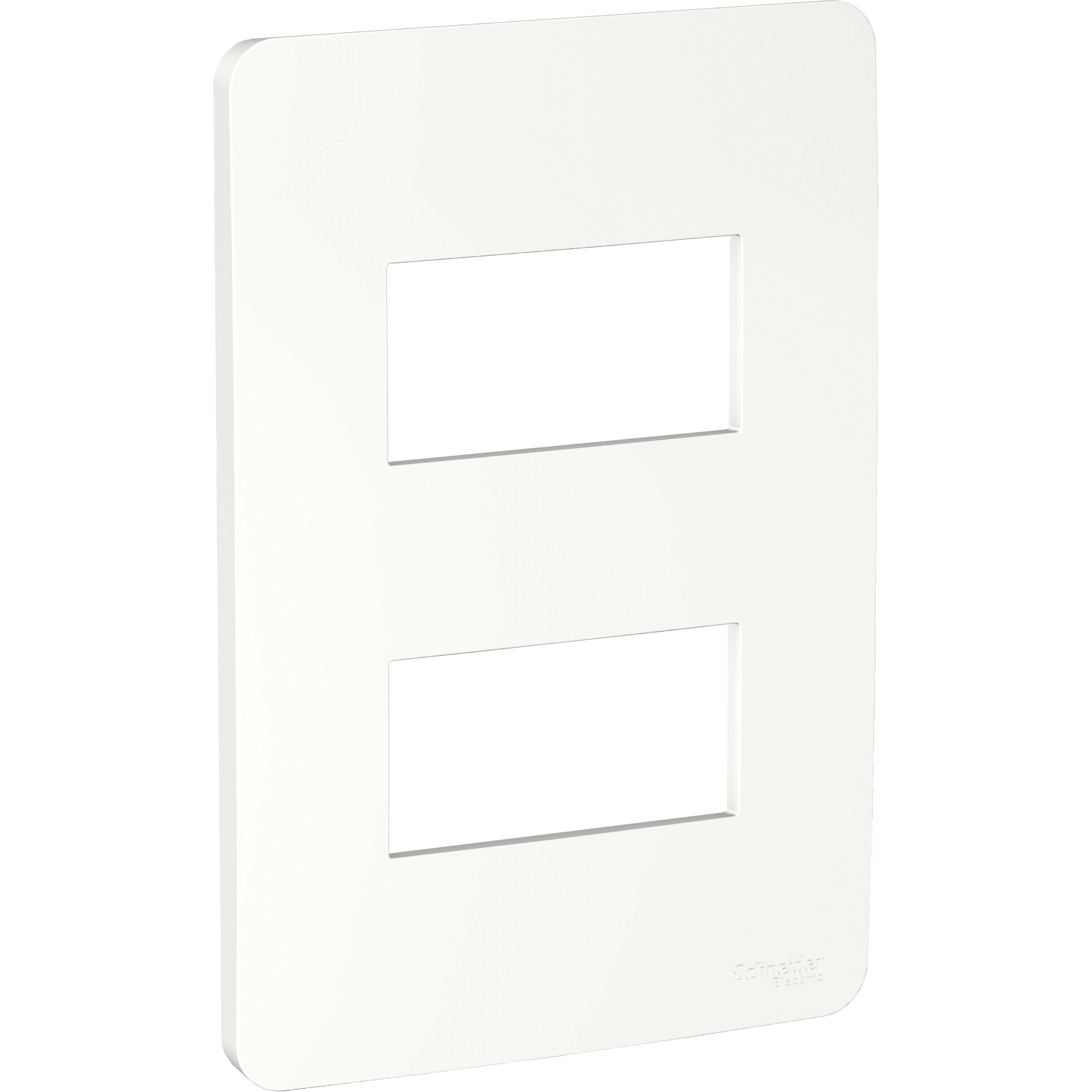 Placa Orion 2 Modulos, Blanco Antibacteriano S730121024 — Schneider Electric — Schneider Electric