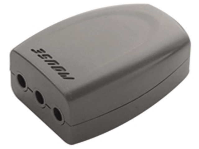 Toma Volante Mouse 10A 250V 2p+T - Negro MWD015321815 — Schneider Electric — Schneider Electric