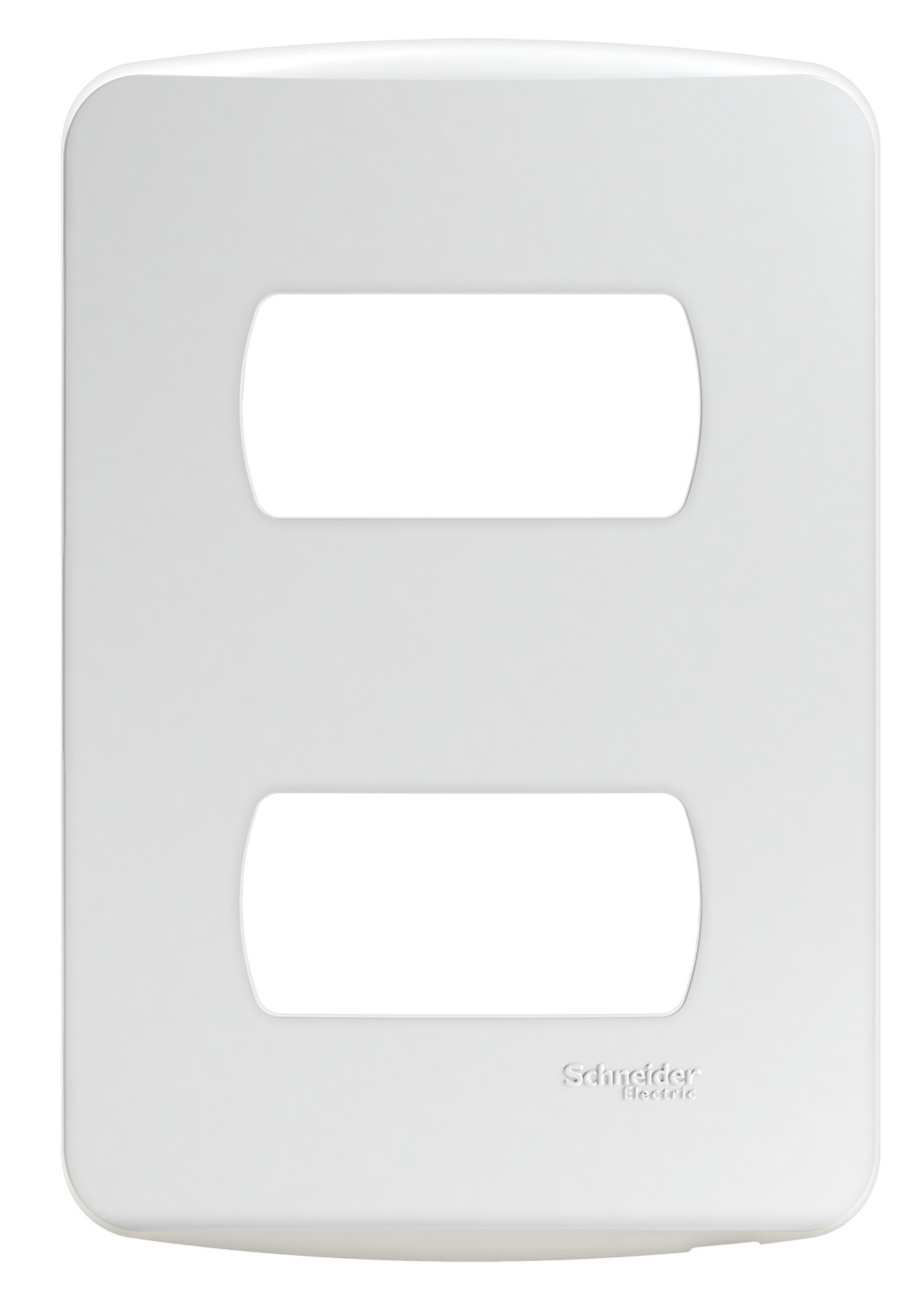 Placa 2 Puestos Con Soporte Niquel Genesis S3B57220 — Schneider Electric — Schneider Electric