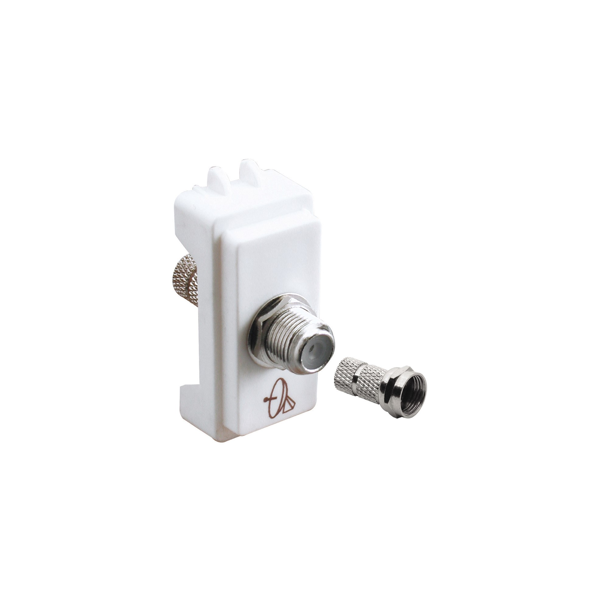 Modulo Genesis con Toma Coaxial Tv, Blanco MWD130087896 — Schneider Electric — Schneider Electric