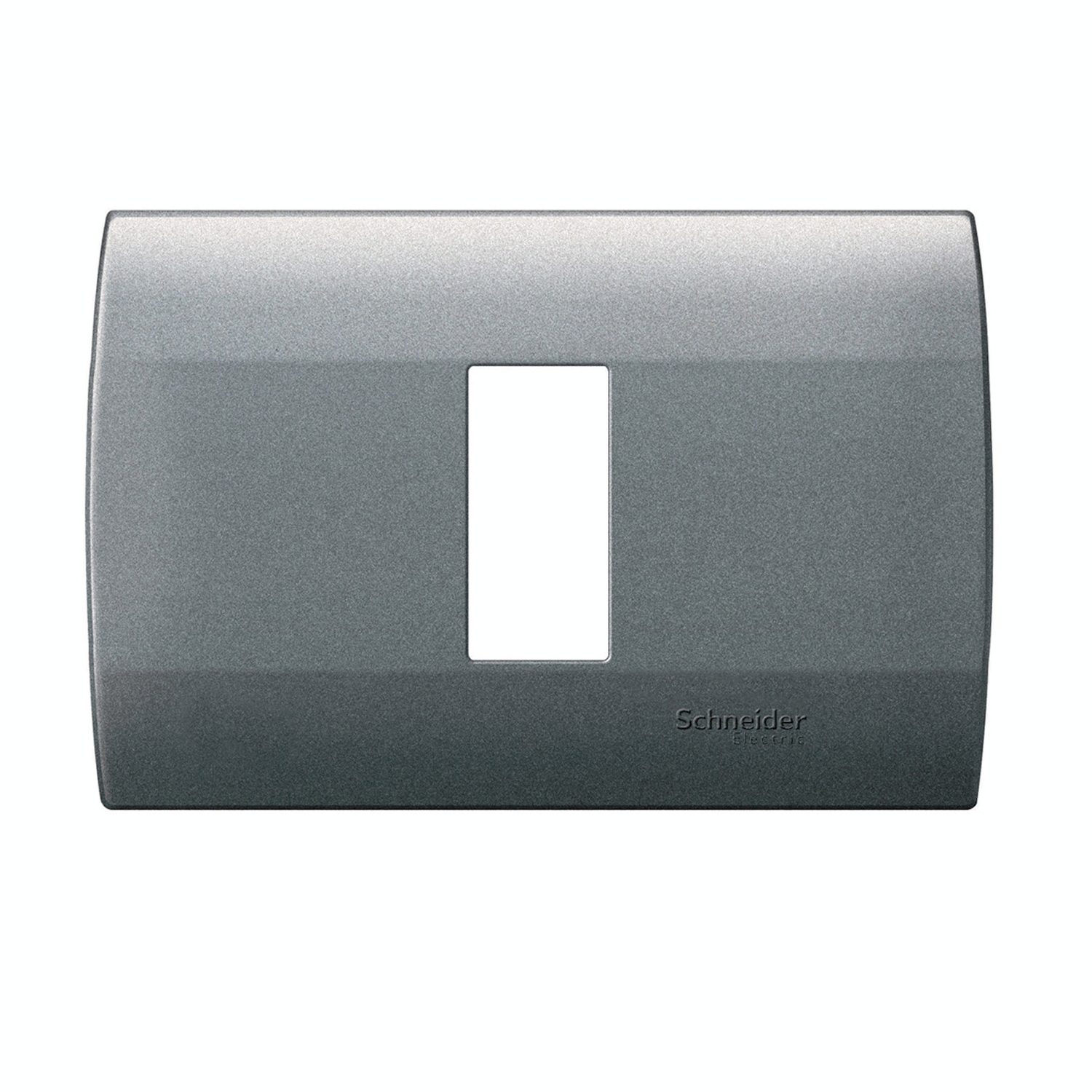 Placa Mistic 1 Modulo con Soporte - Humo MWD130607231 — Schneider Electric — Schneider Electric
