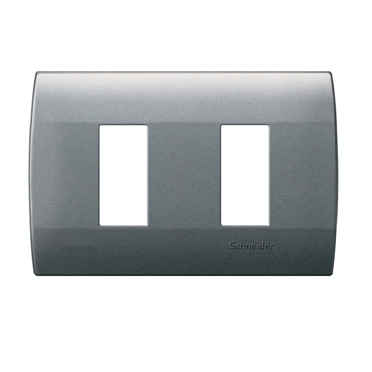 Placa Mistic 2 Modulos con Soporte - Humo MWD130607232 — Schneider Electric — Schneider Electric