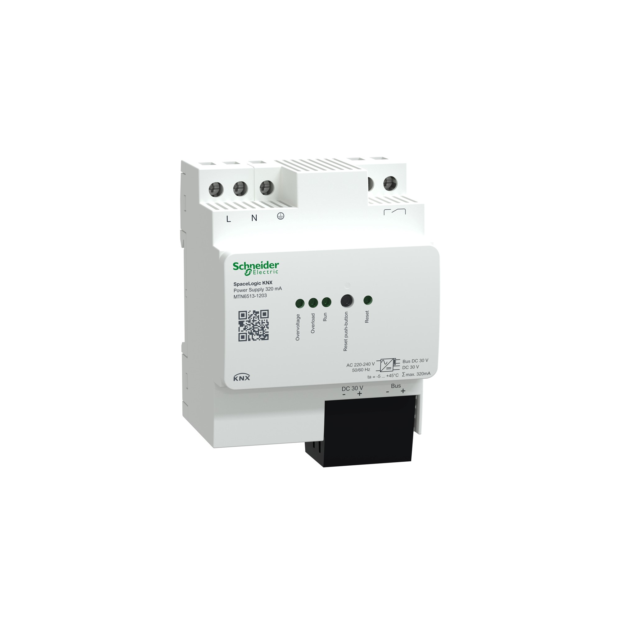 Fuente Alimentacion Spacelogic Knx Carril DIN 320mA MTN6513-1203 MTN6513-1203 — Schneider Electric — Schneider Electric