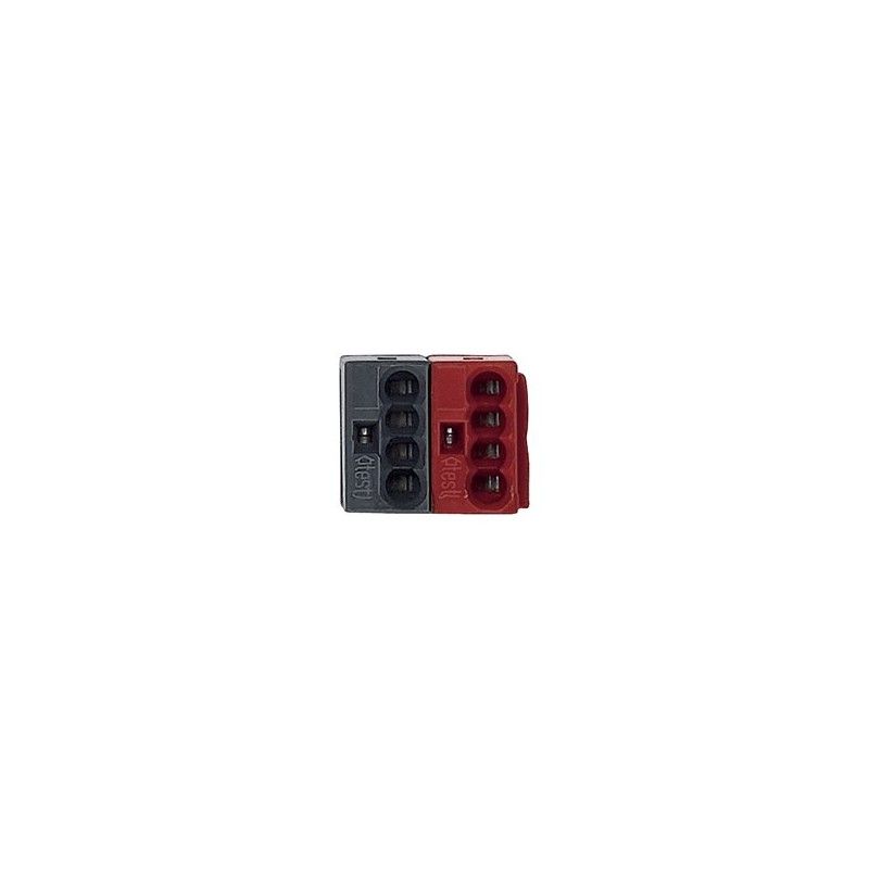 Caja de 50 Bornes de Conexion de Bus Rojo/negro MTN689701 — Schneider Electric — Schneider Electric