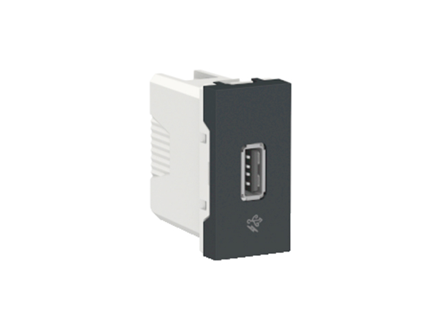 Cargador USB Orion 1A 220V 1 Modulo, Grafito S70547094 — Schneider Electric — Schneider Electric