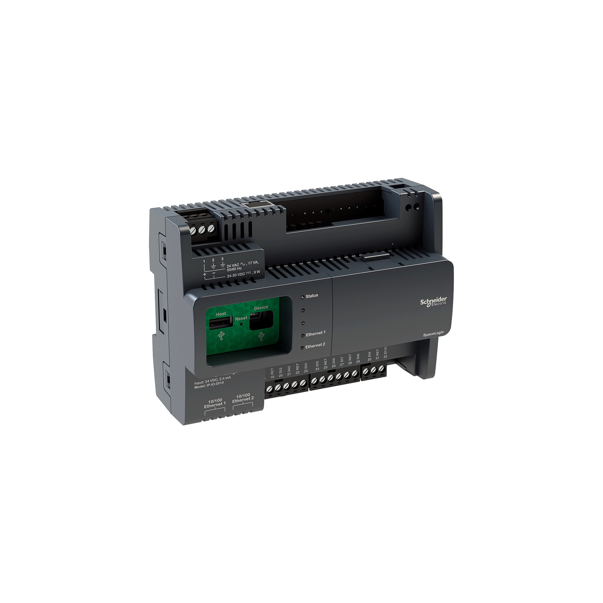 Modulo de Hardware Bacnet IP - I/O, de 10 Entradas Digitales SXWIPIOAA10001 — Schneider Electric — Schneider Electric