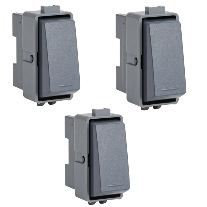 Pack X3 Int Mod Gen/nue Negro 9/24 730163 — Schneider Electric — Schneider Electric