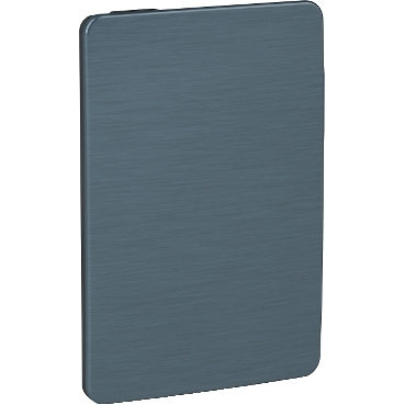 Placa Modular Orion Ciega Aluminio, Galaxy Black S733100765 — Schneider Electric — Schneider Electric