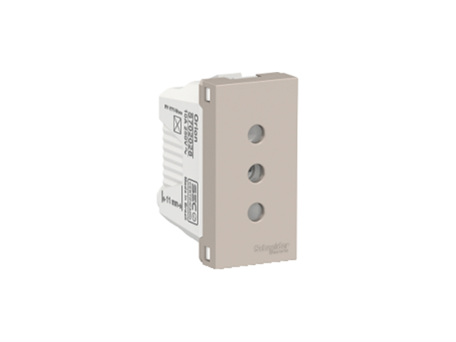 Toma Corriente Orion 10A 250V 2P+T 1 Modulo, Beige S70202864 — Schneider Electric — Schneider Electric