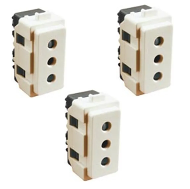 Pack X3 Hembra Mod Gen/nue Beige 10A 760863 — Schneider Electric — Schneider Electric