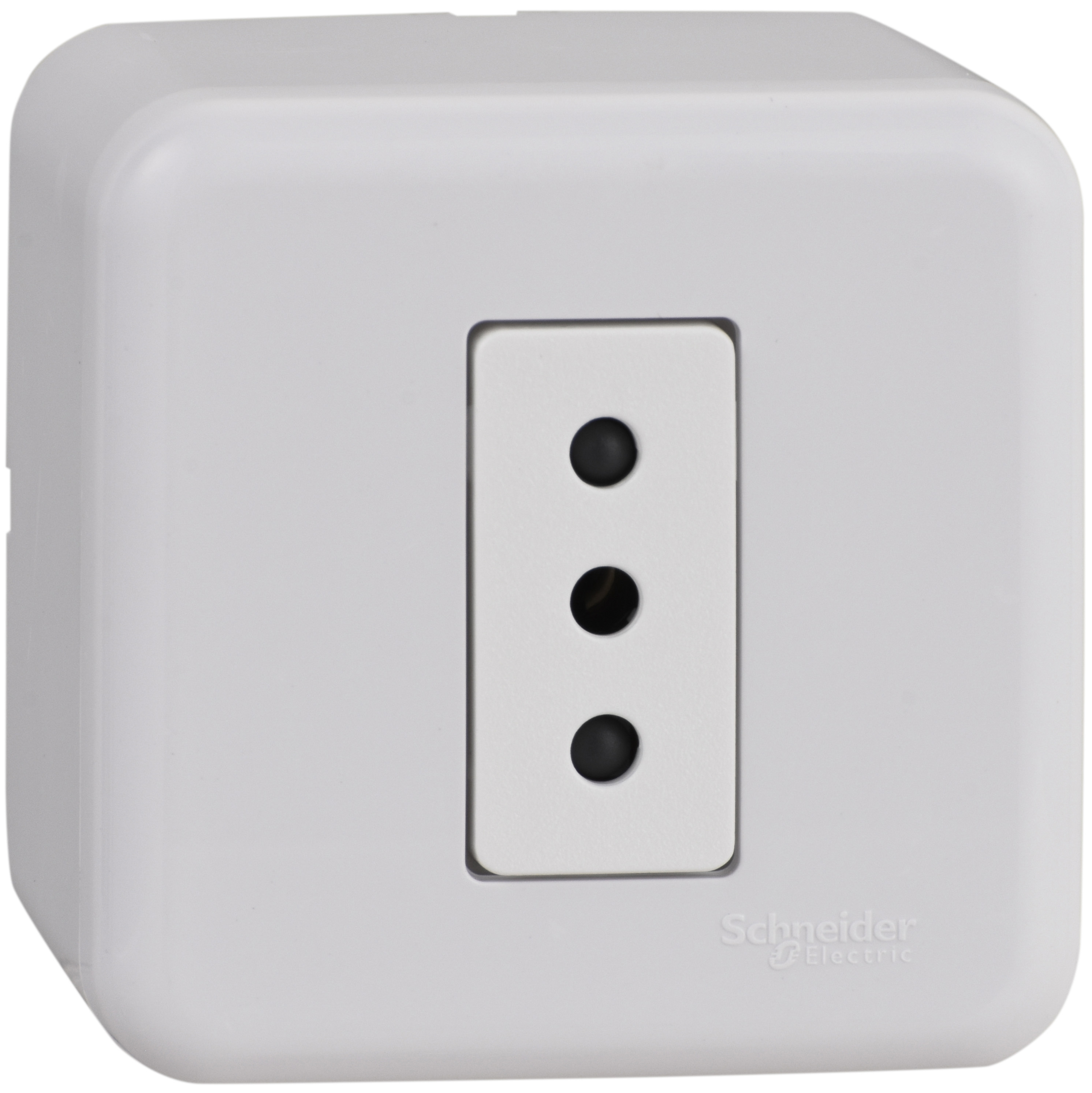 Casquete Armado Toma Corriente Simple 10A 250V Blanco Genesis MWD66170 — Schneider Electric — Schneider Electric