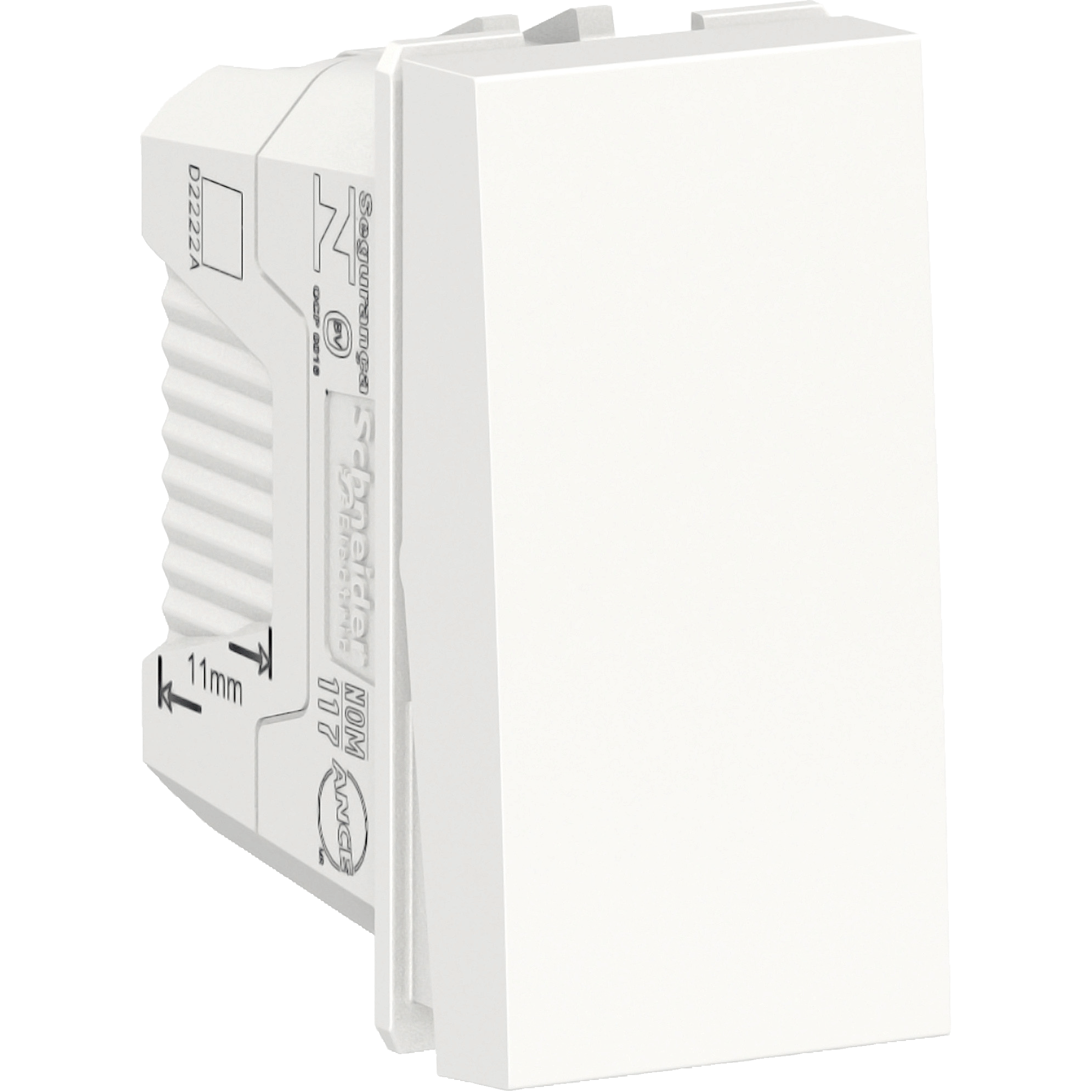 Interruptor Orion 9/12 16A 250V 1 Modulo - Blanco Antibacteriano S70116124 — Schneider Electric — Schneider Electric