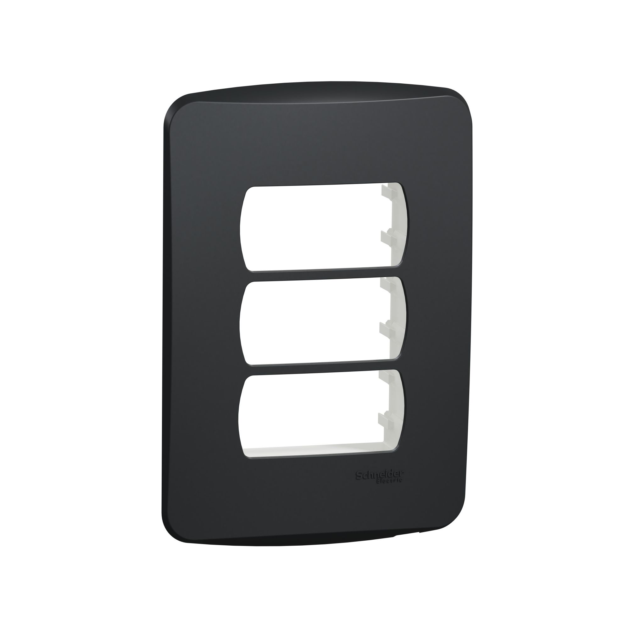 Placa 3 Puestos con Soporte Dorado S3B77131 — Schneider Electric — Schneider Electric