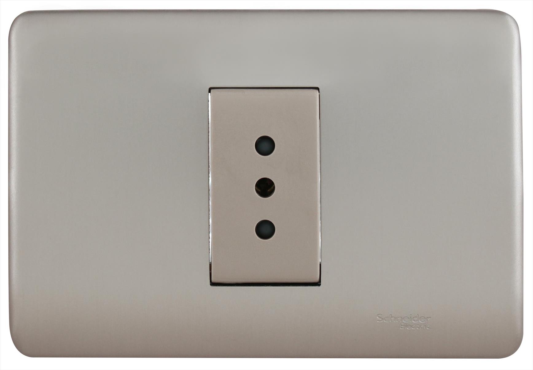 Hembra Embutida Simple 10A Champange Schneider MWD082627060 — Schneider Electric — Schneider Electric