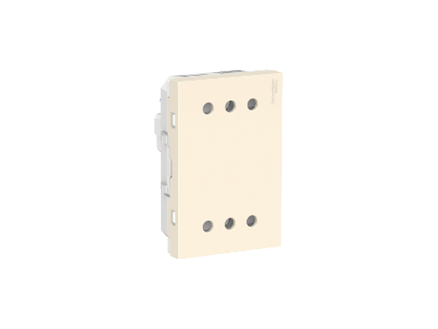 Toma Corriente Duplex Orion 2P+T 10A Conexion Rapida 3 Modulos, Marfil S70325884 — Schneider Electric — Schneider Electric