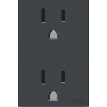 Toma Corriente Orion Usa 15A 250V 2P+T 1 Modulo, Grafito S70202094 — Schneider Electric — Schneider Electric