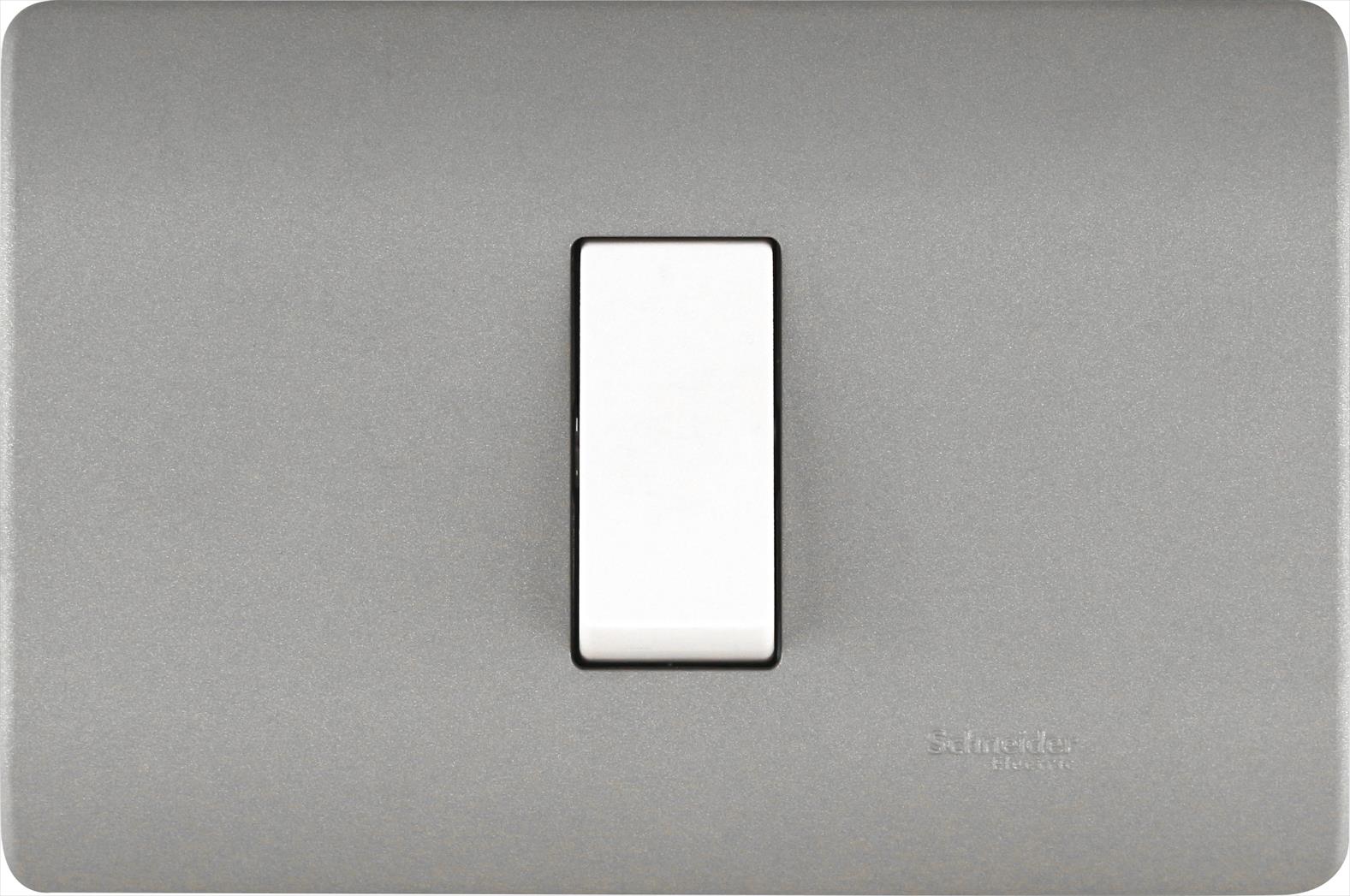 Interruptor Pulsador 16A 250V Armado Niquel/beige Genesis MWD130267405 — Schneider Electric — Schneider Electric