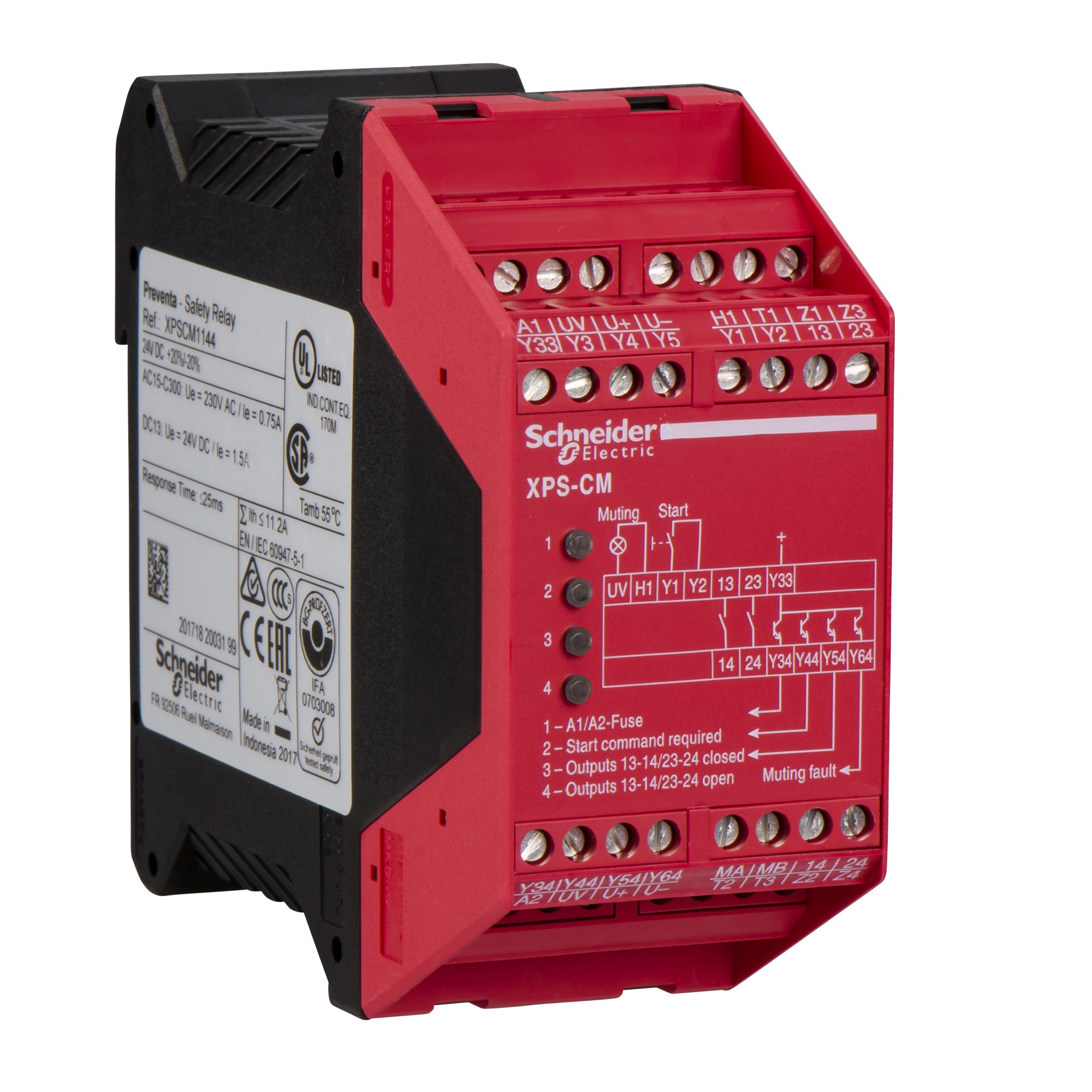 Módulo XPS-CM -C/SENSORES FOTOELECTRICOS 24 V CC XPSCM1144 Schneider Electric — Schneider Electric