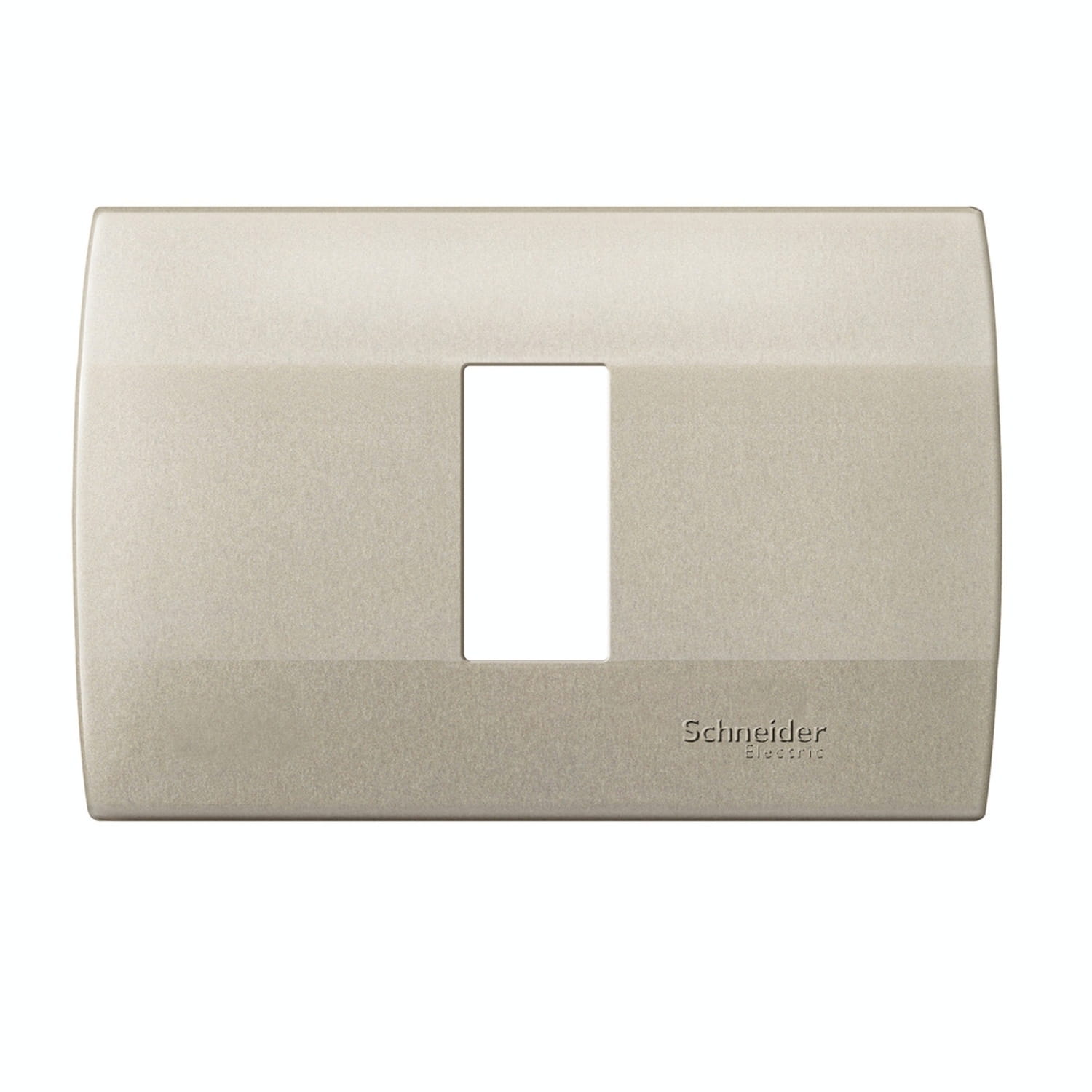 Placa Mistic 1 Modulo con Soporte - Niquel MWD130607251 — Schneider Electric — Schneider Electric