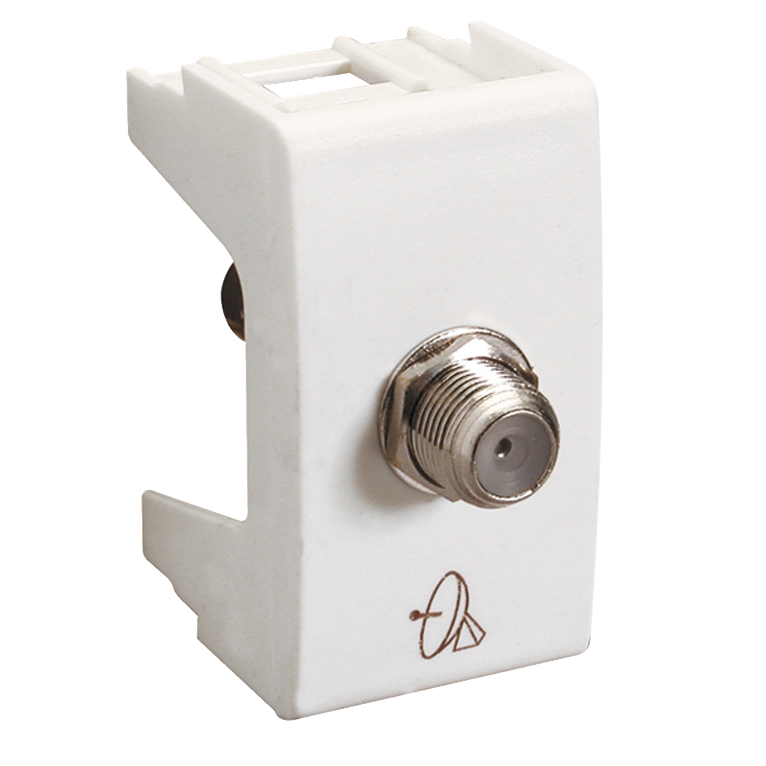 Hembra Mod HAB21 Blanc Tv Coax 6996 Hb MWD082086996 — Schneider Electric — Schneider Electric