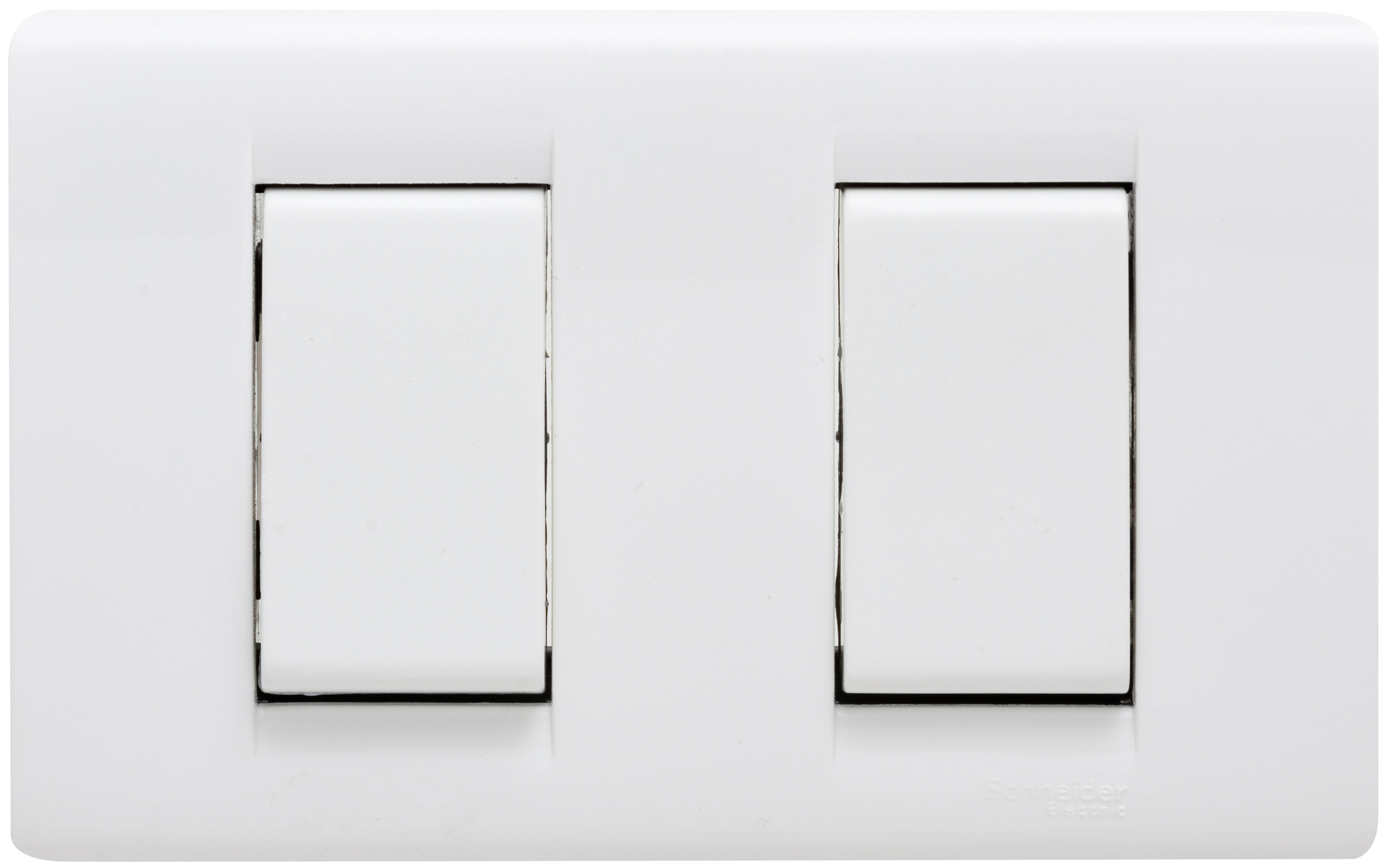 Placa 2 Sw 1W 16A Clásico Blanco MWD082242702 — Schneider Electric — Schneider Electric